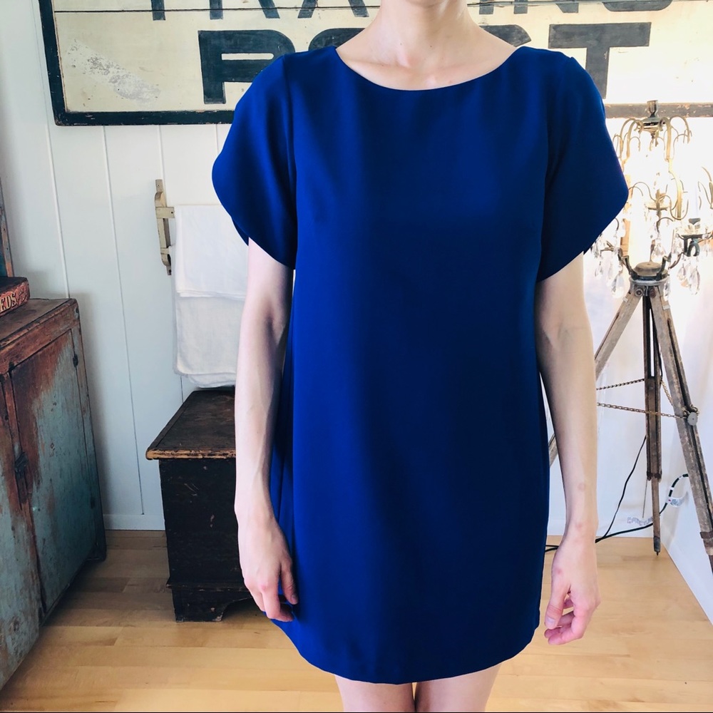 🖤 French Connection 🖤 Royal Blue Pillbox Dress